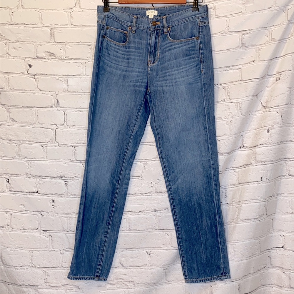 J. Crew Straight Leg Denim Blue Jeans Size 26